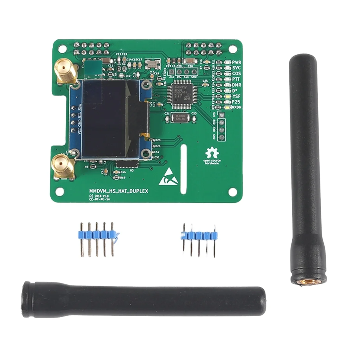 For Raspberry Pi Duplex Module Duplex MMDVM Hotspot Support P25 DMR YSF Multifunctional Convenient Practical Module
For Raspberry Pi Duplex Module Duplex MMDVM Hotspot Support P25 DMR YSF Multifunctional Convenient Practical Module