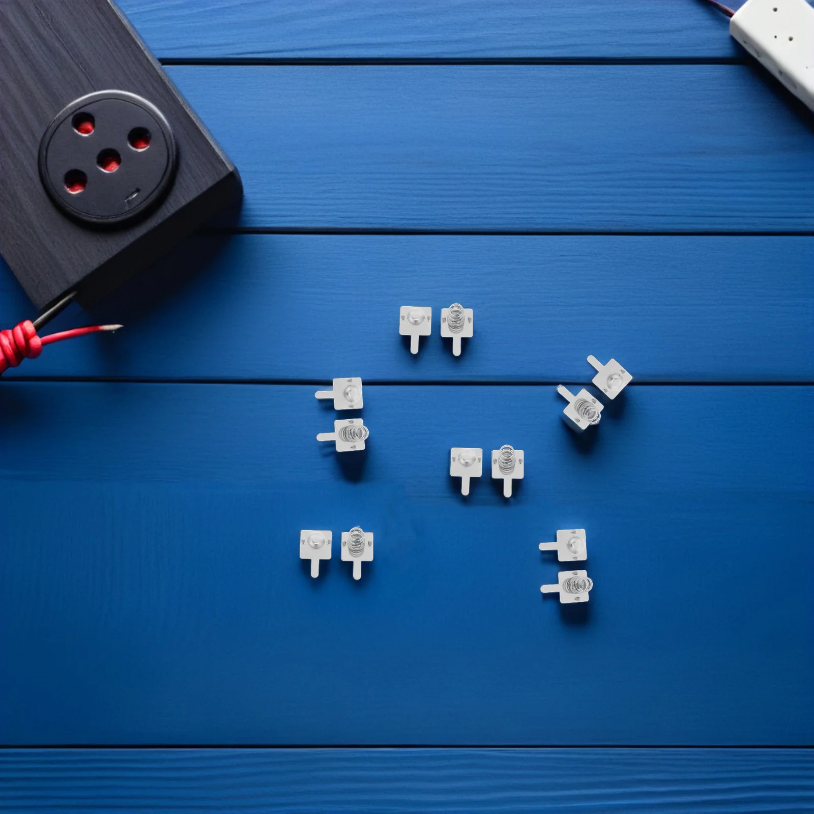 20Pcs Spring Contacts Nickel Plated High Elasticity Aa Terminal Plates Replacement for DIY Electronics Remote
20Pcs Spring Contacts Nickel Plated High Elasticity Aa Terminal Plates Replacement for DIY Electronics Remote