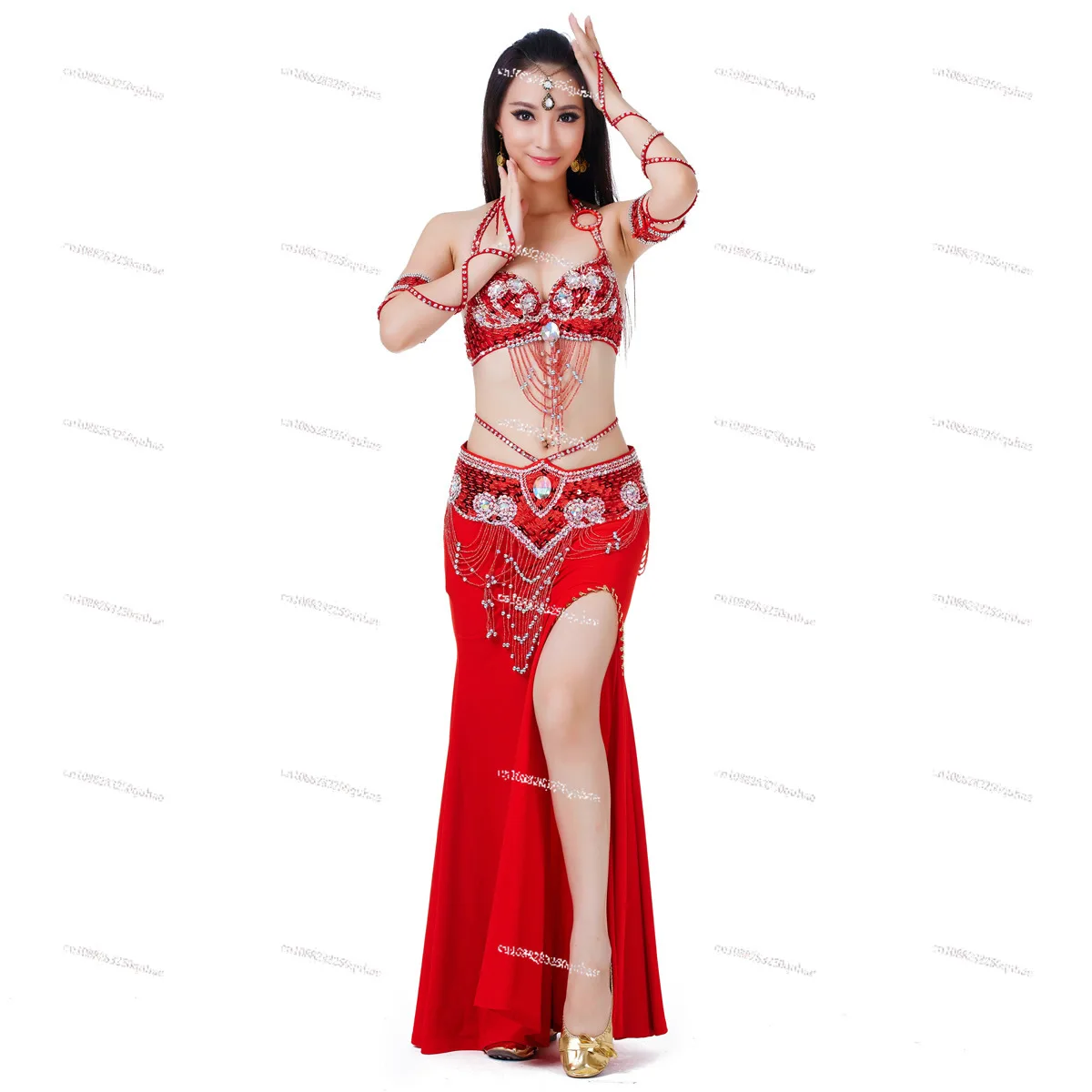 Belly dance set, belly dance performance costumes, belly dance performance set, performance costumes
Belly dance set, belly dance performance costumes, belly dance performance set, performance costumes