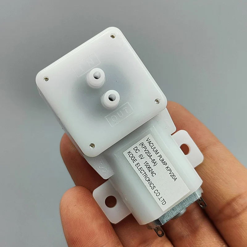 KOGE KPV20A-6A DC5V 6V Micro 130 Vacuum Pump Mini Air Oxygen Pump Diaphragm Pump DIY Beauty Equipment Monitor Aquarium Fish Tank
KOGE KPV20A-6A DC5V 6V Micro 130 Vacuum Pump Mini Air Oxygen Pump Diaphragm Pump DIY Beauty Equipment Monitor Aquarium Fish Tank