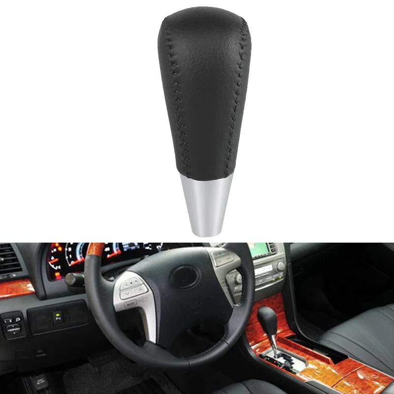 Ручка автоматического переключения передач из искусственной кожи с шаровой головкой подходит для Toyota Fit Lexus для большинства автомобилей автоматической коробки передач с резьбой 8 мм
Ручка автоматического переключения передач из искусственной кожи с шаровой головкой подходит для Toyota Fit Lexus для большинства автомобилей автоматической коробки передач с резьбой 8 мм