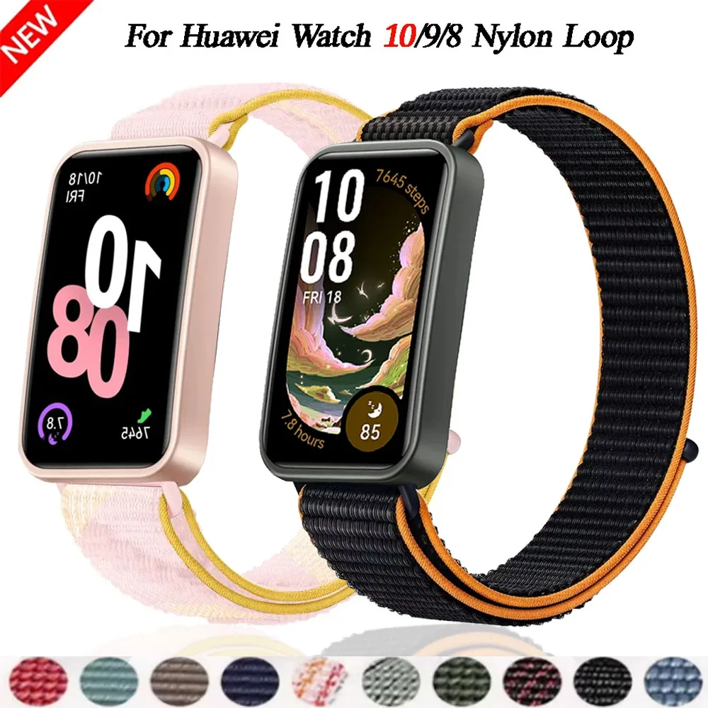 Nylon Loop Straps For Huawei Band 10 Sports Comfortable Durable wristband For Huawei Band 8 9 10 Smart Watch Correa Accessories
Nylon Loop Straps For Huawei Band 10 Sports Comfortable Durable wristband For Huawei Band 8 9 10 Smart Watch Correa Accessories
