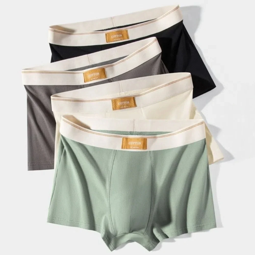 4Pcs Comfortable Solid Color Men's Boxer Briefs L-4XL Seamless Men Panties Elastic 4PCS Underwear for Man Male
4Pcs Comfortable Solid Color Men's Boxer Briefs L-4XL Seamless Men Panties Elastic 4PCS Underwear for Man Male