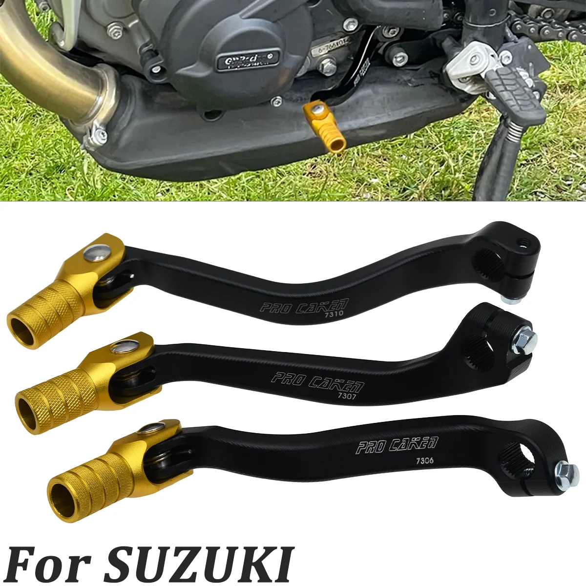 CNC Gear Shift Lever Shifter Pedal For Suzuki RMZ250 RMZ450 DRZ400S DRZ400SM DRZ400E RM-Z250 RM-Z450 DR-Z400S DR-Z400SM DR-Z400E
CNC Gear Shift Lever Shifter Pedal For Suzuki RMZ250 RMZ450 DRZ400S DRZ400SM DRZ400E RM-Z250 RM-Z450 DR-Z400S DR-Z400SM DR-Z400E