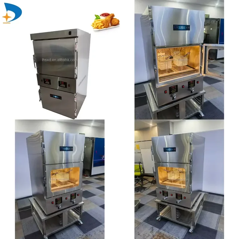 2026 Commercial Electric Fryer for Frying Chicken and Fried Dough Sticks, Large Capacity, Dual Cylinder with Smokeless System
2026 Commercial Electric Fryer for Frying Chicken and Fried Dough Sticks, Large Capacity, Dual Cylinder with Smokeless System
