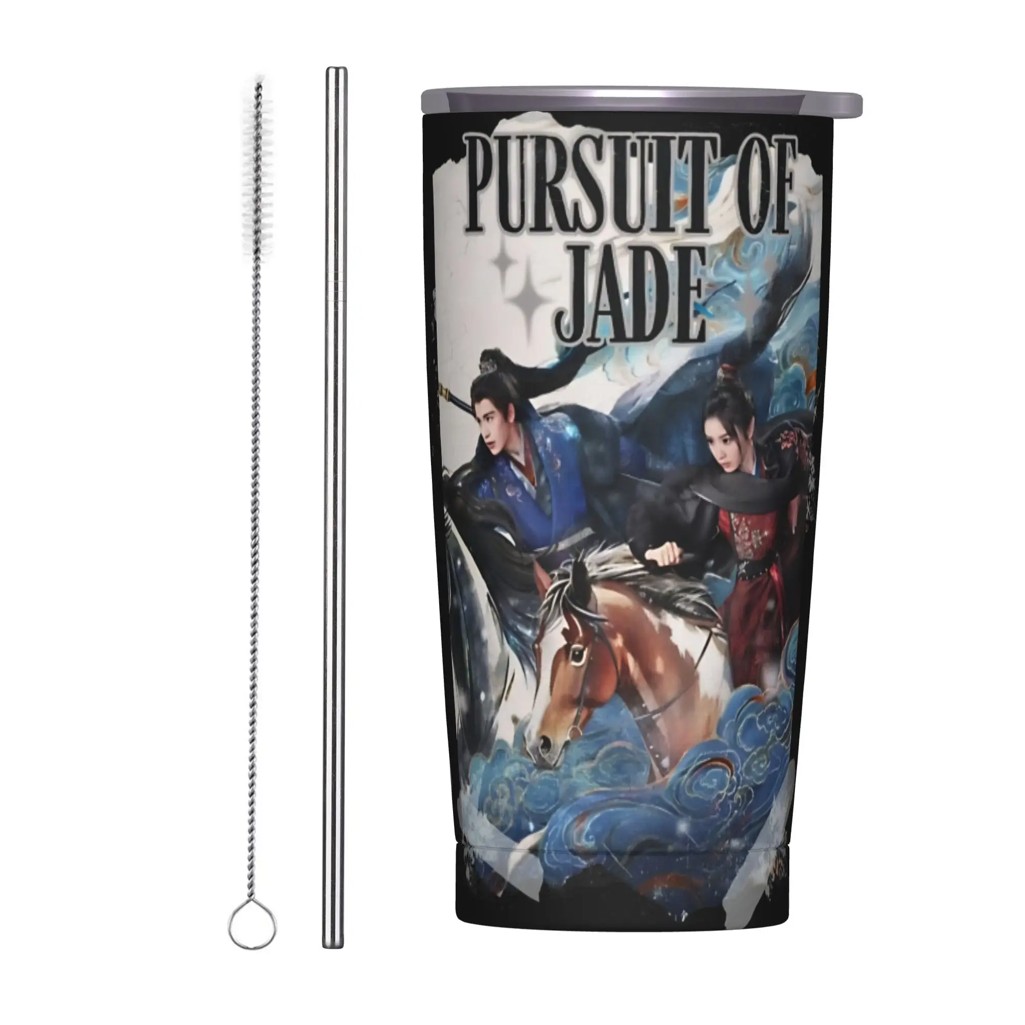 Pursuit of Jade Zhu Yu Insulated Tumbler with Straws TV Drama 2026 Vacuum Thermal Mug Office Home Hot Cold Drinks Cups, 20oz
Pursuit of Jade Zhu Yu Insulated Tumbler with Straws TV Drama 2026 Vacuum Thermal Mug Office Home Hot Cold Drinks Cups, 20oz