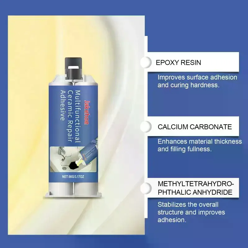 New 90g Ceramic Repair Adhesive For Floor Tiles Toilet Bowls Washbasins And Tiles Leakage Cracks And Damage Repair Compound
New 90g Ceramic Repair Adhesive For Floor Tiles Toilet Bowls Washbasins And Tiles Leakage Cracks And Damage Repair Compound