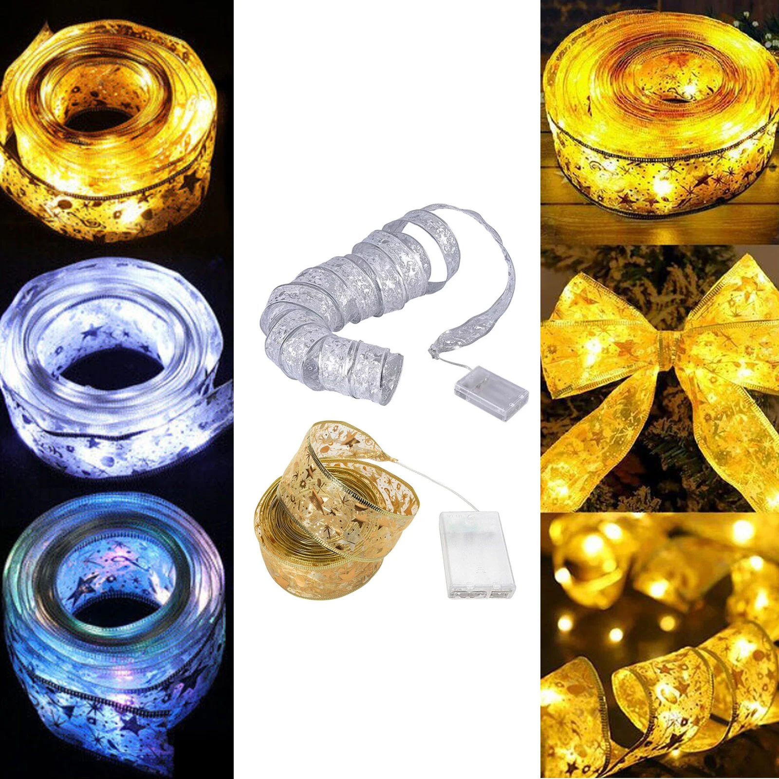Led Ribbon Fairy Lights Holiday Xmas Merry Bows New/year Party Christmas Navidad Wedding 1m-10m Strings For/home Decoration Home
Led Ribbon Fairy Lights Holiday Xmas Merry Bows New/year Party Christmas Navidad Wedding 1m-10m Strings For/home Decoration Home