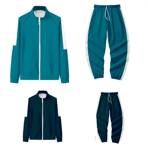 Horro Calamari Game Cosplay Costume Korea Juego Del Calarmar Jacket Hoodie Men Sport Sweatshirt Tracksuit Carnival Party Clothes