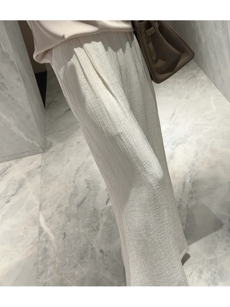 Коллекция Mmm: Женские модные универсальные брюки с высокой талией и широкими штанинами, текстурированные, повседневные, с эффектом стройности
Коллекция Mmm: Женские модные универсальные брюки с высокой талией и широкими штанинами, текстурированные, повседневные, с эффектом стройности