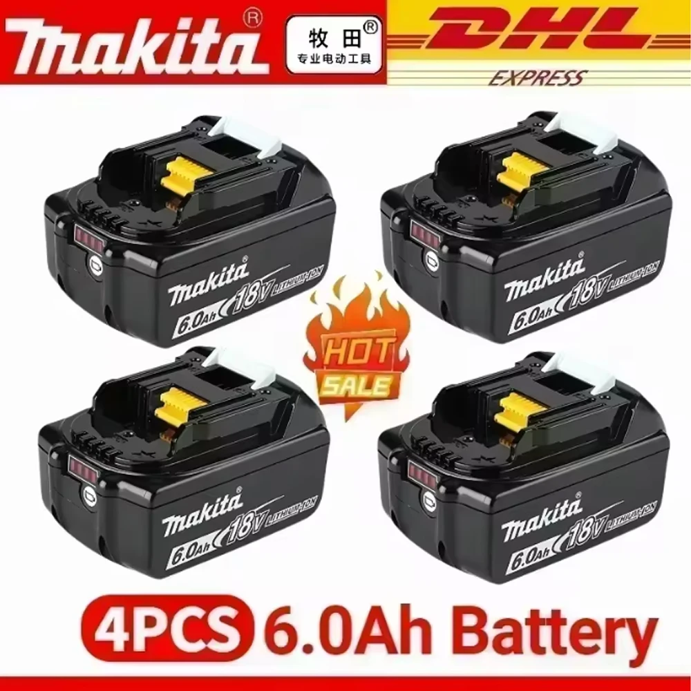 Genuine 6AH makita BL1860 18V Battery Power Tools Li-ion Replacement LXT BL1850 BL1840 for 18 V Screwdriver with BMS TPCELL 18V
Genuine 6AH makita BL1860 18V Battery Power Tools Li-ion Replacement LXT BL1850 BL1840 for 18 V Screwdriver with BMS TPCELL 18V