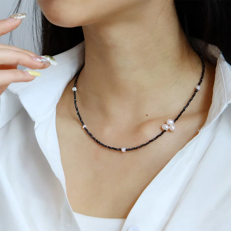 Ins Style Personalized Niche Design Bracelet Natural Freshwater Pearl Beaded Charm Necklace Versatile High-end Simple Clavicle C
Ins Style Personalized Niche Design Bracelet Natural Freshwater Pearl Beaded Charm Necklace Versatile High-end Simple Clavicle C