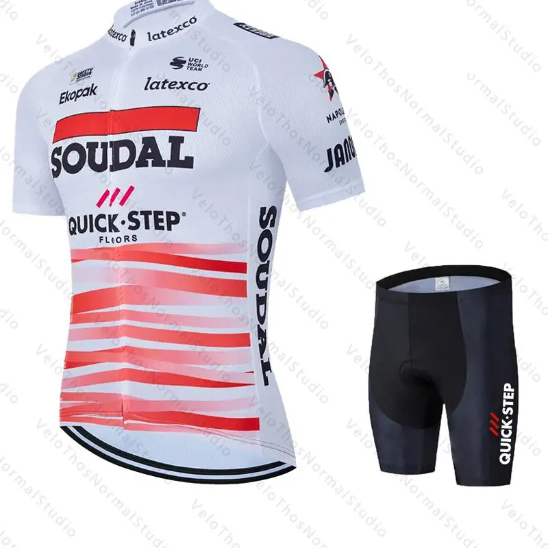 Cycling Jersey Set Summer Quick Step Short Sleeve and Bib Shorts Pro Race Bicycle Breathable MTB Ropa Maillot Cycling Clothes
Cycling Jersey Set Summer Quick Step Short Sleeve and Bib Shorts Pro Race Bicycle Breathable MTB Ropa Maillot Cycling Clothes
