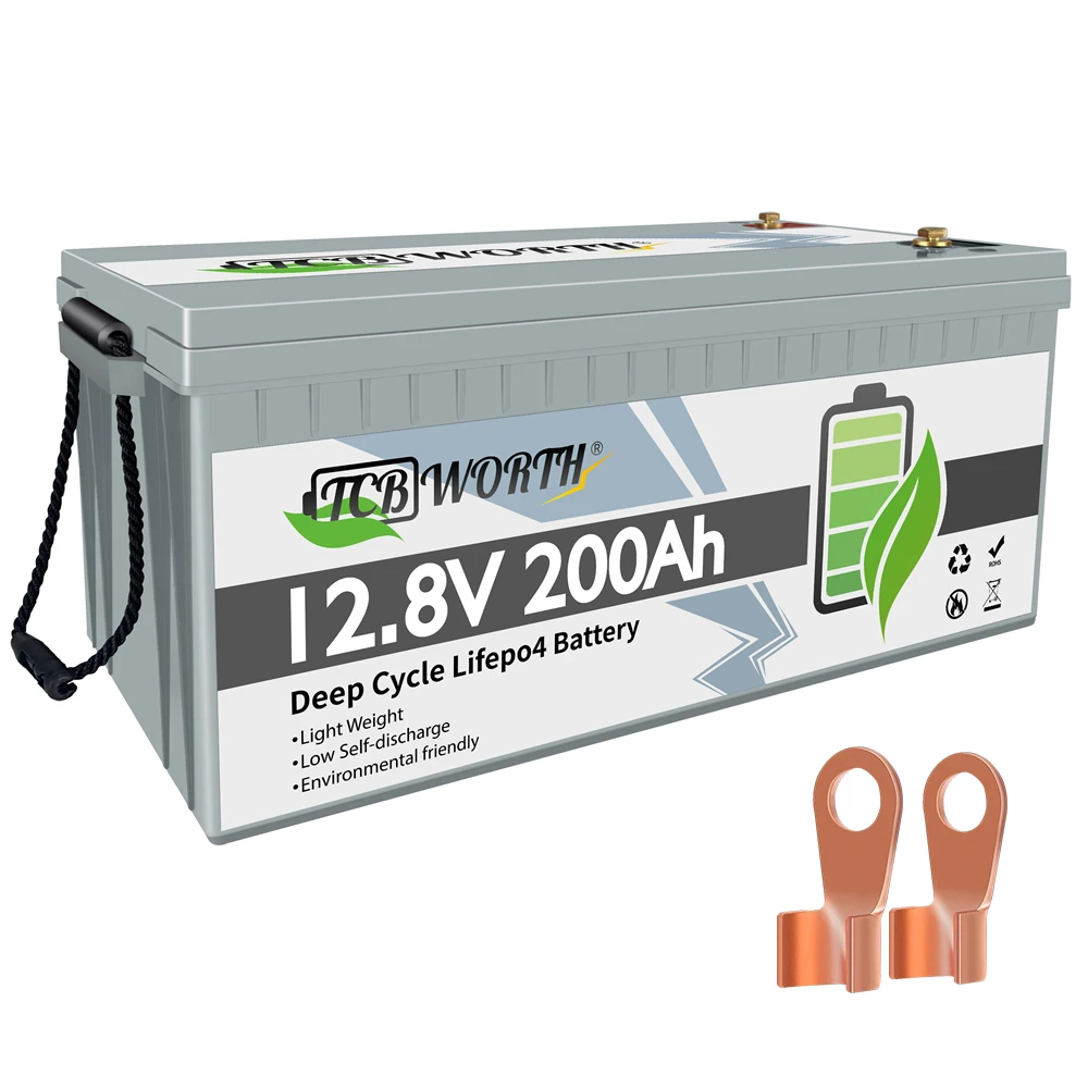 LiFePO4 Battery 12V 200AH Rechargable Lithium Battery, 3000+ cycles, Build-In 200A BMS, Power Replacement for Backup Power/RV
LiFePO4 Battery 12V 200AH Rechargable Lithium Battery, 3000+ cycles, Build-In 200A BMS, Power Replacement for Backup Power/RV