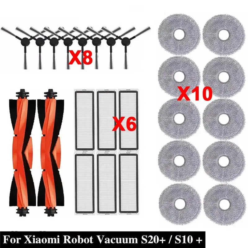 A59P New 26Pcs For Robot Vacuum S10 Plus / S10+ / B105 Parts Accessories For Robot Vacuum S20+ Vacuum Cleaner Part
A59P New 26Pcs For Robot Vacuum S10 Plus / S10+ / B105 Parts Accessories For Robot Vacuum S20+ Vacuum Cleaner Part