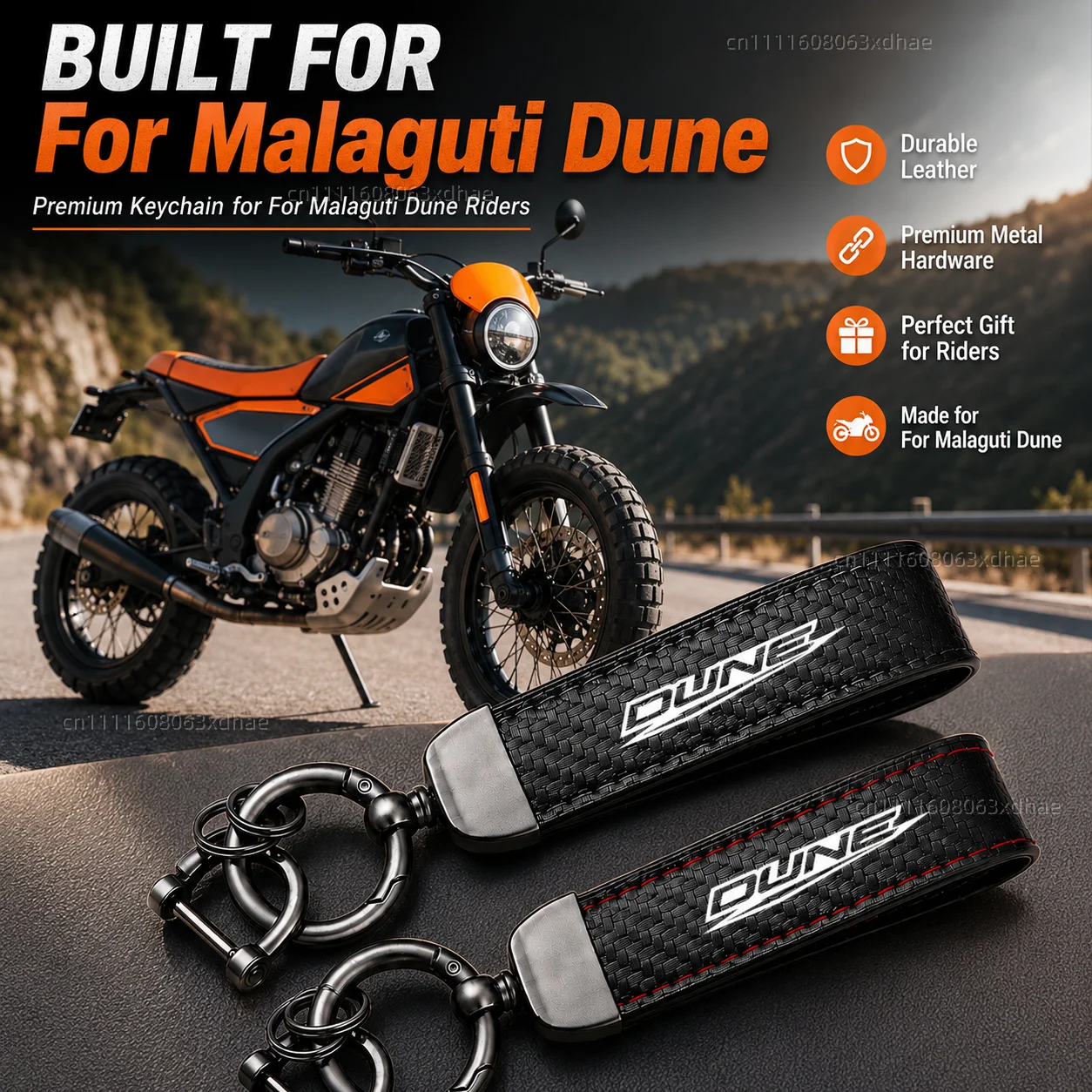 High-Grade Leather Motorcycle Keychain Holder Keyring Accessories For Malaguti Dune 2020-2024
High-Grade Leather Motorcycle Keychain Holder Keyring Accessories For Malaguti Dune 2020-2024