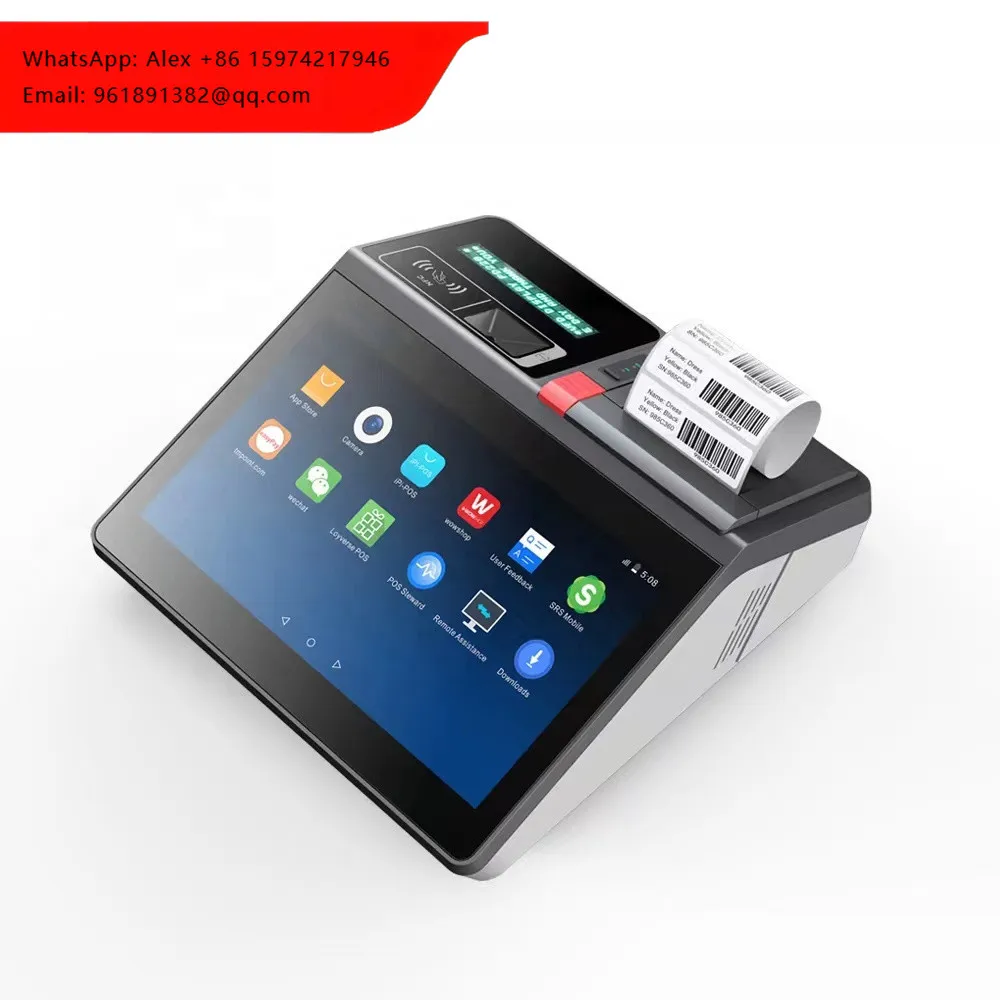 11.6 Inch Barcode Scanner Payment Price Checker Capacitive Online All In One Machine Cloud Retail Pos System With Card Reader
11.6 Inch Barcode Scanner Payment Price Checker Capacitive Online All In One Machine Cloud Retail Pos System With Card Reader