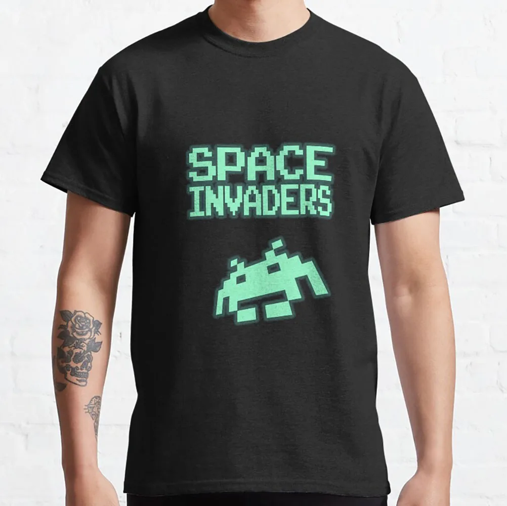 Retro Video game Space Invaders 0330 Pixel art Arcade nostalgia Gift T Shirt Old school games Graphic Clothes US Size Tee S-6XL
Retro Video game Space Invaders 0330 Pixel art Arcade nostalgia Gift T Shirt Old school games Graphic Clothes US Size Tee S-6XL