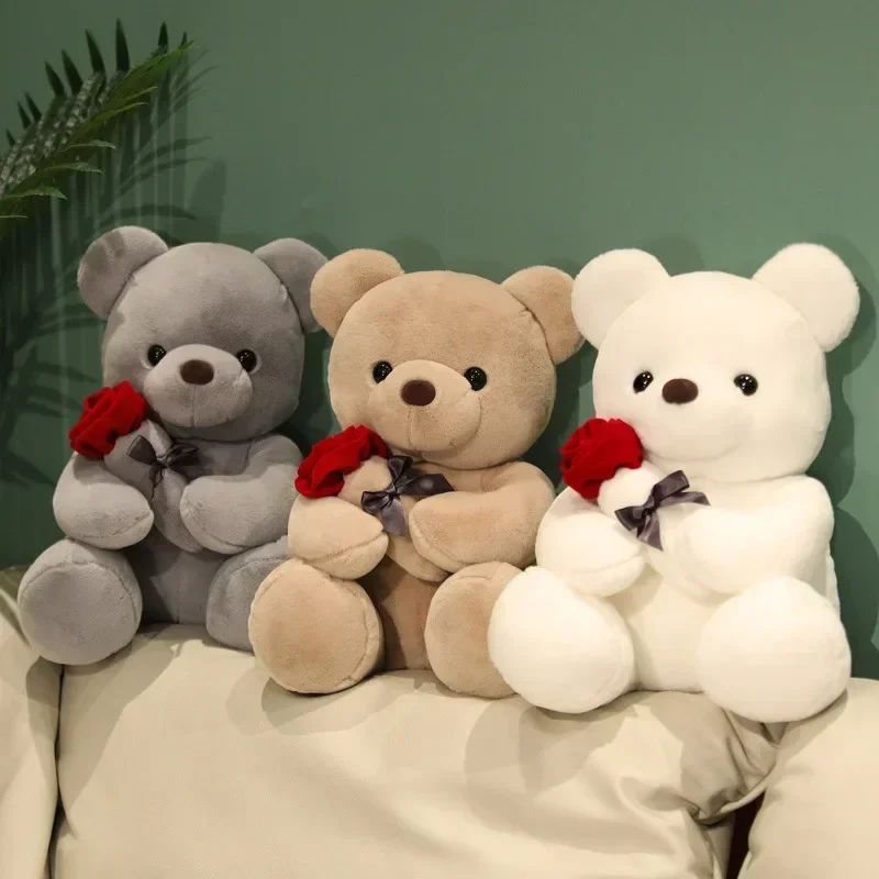 Bear Doll with Roses Plush Soft Bear Stuffed Doll Romantic Gift for Lover Home Decoration Party Birthday Valentine's Day Gift
Bear Doll with Roses Plush Soft Bear Stuffed Doll Romantic Gift for Lover Home Decoration Party Birthday Valentine's Day Gift