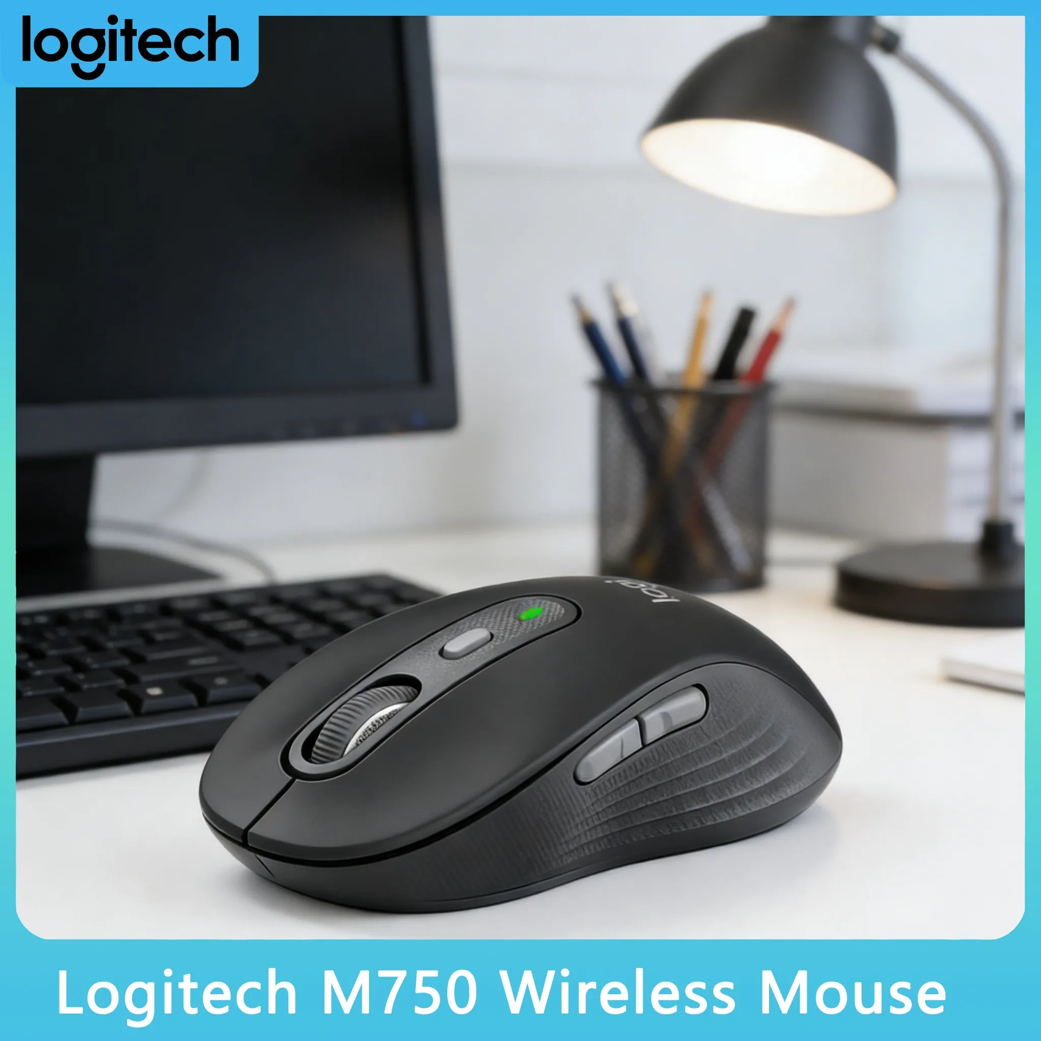 Wireless Logitech M750 Mouse Ergonomic Design for Small Hands