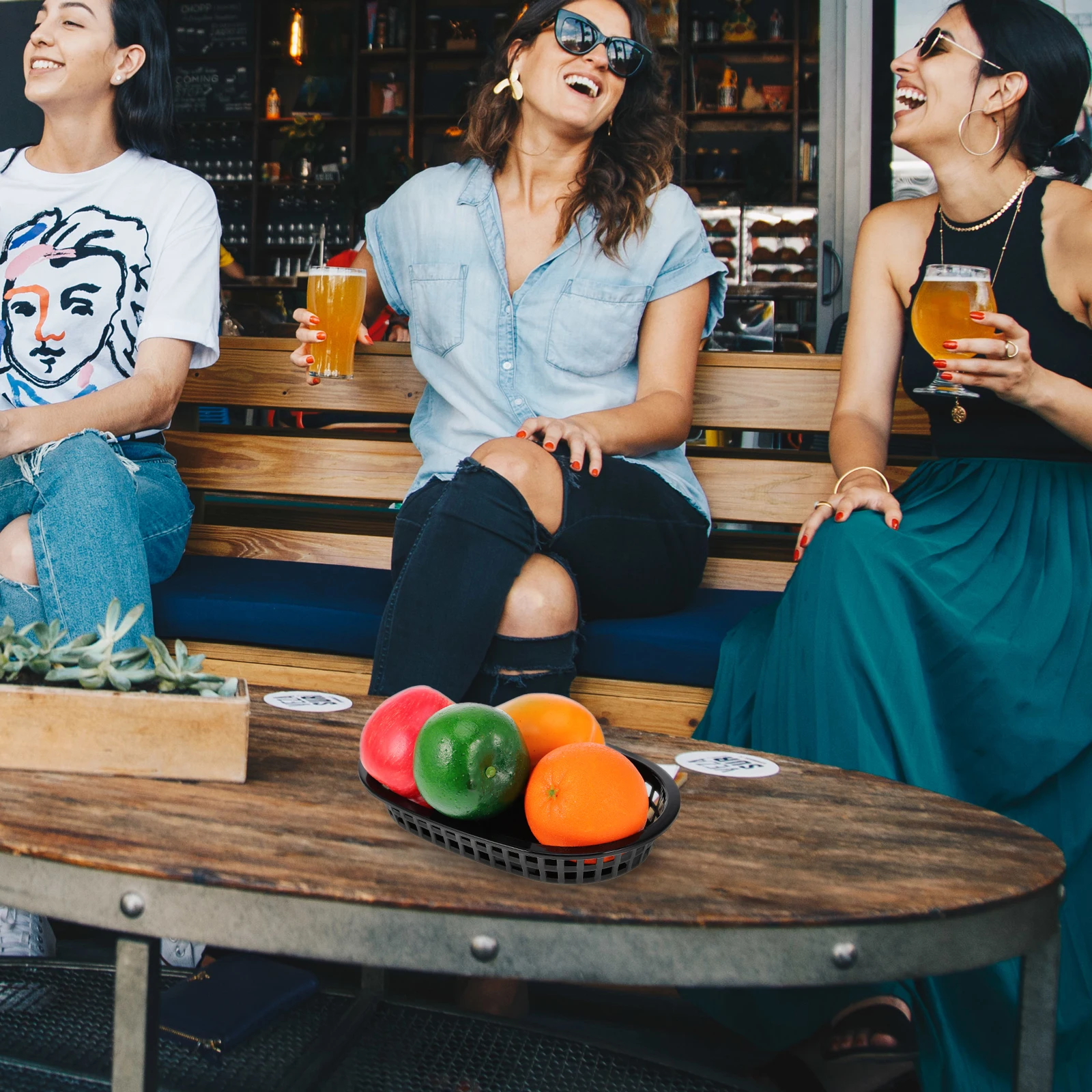 12Pcs Fast Food Basket Boat Shaped Plastic Trays Black Creative Snack Dessert Plates Fruit Trays for Home Restaurant
12Pcs Fast Food Basket Boat Shaped Plastic Trays Black Creative Snack Dessert Plates Fruit Trays for Home Restaurant