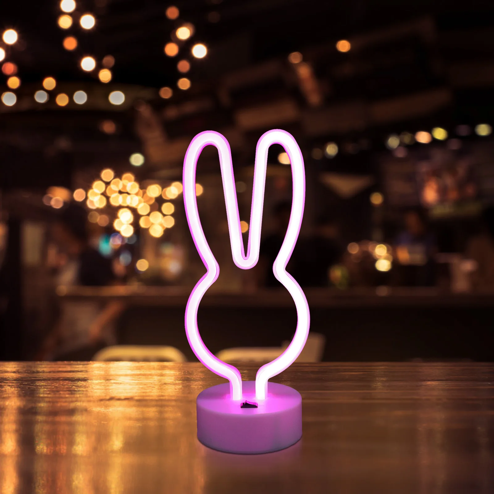 Neon Rabbit LED Decor Creative Desktop Lamp Party Home Light Decor Led Night for Home Party Scene Small Night Lights
Neon Rabbit LED Decor Creative Desktop Lamp Party Home Light Decor Led Night for Home Party Scene Small Night Lights