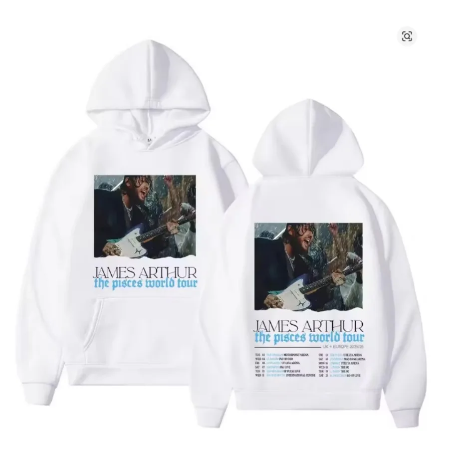 James Arthur The Pisces World Tour Graphic Hoodie Men Women Hip Hop Fashion Vintage Pullover Hooded Sweatshirt Y2K Clothes
James Arthur The Pisces World Tour Graphic Hoodie Men Women Hip Hop Fashion Vintage Pullover Hooded Sweatshirt Y2K Clothes