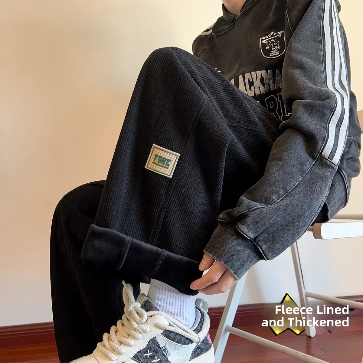 Мужские повседневные брюки из вельвета Thiened Fce, зимние длинные брюки прямого кроя, теплые, удобные, модные молодежные брюки для отдыха
Мужские повседневные брюки из вельвета Thiened Fce, зимние длинные брюки прямого кроя, теплые, удобные, модные молодежные брюки для отдыха