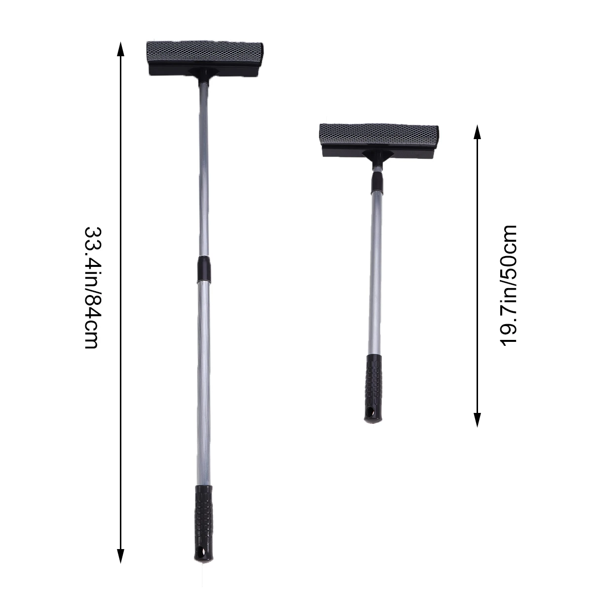 Telescopic Window Cleaner Grey Long Handled Squeegee Kit Extended Manual Cleaning Tool for Home Glass Free
Telescopic Window Cleaner Grey Long Handled Squeegee Kit Extended Manual Cleaning Tool for Home Glass Free