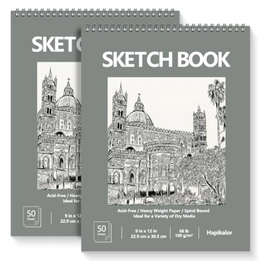 Sketch Book, 50 Sheets Spiral Bound Art Sketchbook, Acid Free Artist Drawg Book Paper, Art Supplies for,Craft Activities, Sketc
Sketch Book, 50 Sheets Spiral Bound Art Sketchbook, Acid Free Artist Drawg Book Paper, Art Supplies for,Craft Activities, Sketc
