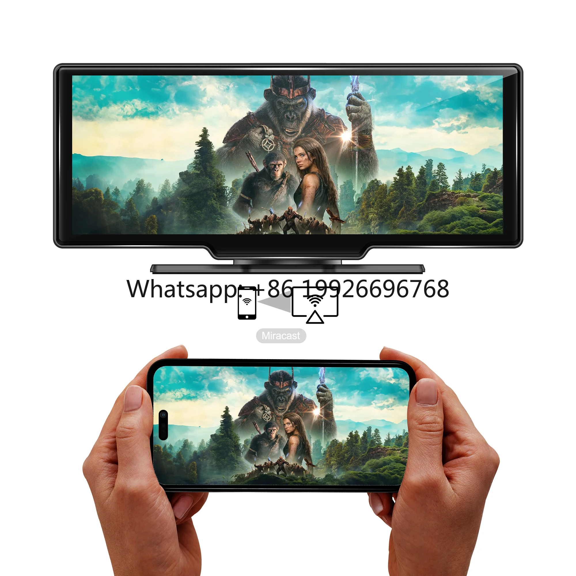 10.26" Android 12 Dashboard Monitor Dual Recording Multimedia Player with Wifi Navigation Gps Wireless Carplay 4G Optional
10.26" Android 12 Dashboard Monitor Dual Recording Multimedia Player with Wifi Navigation Gps Wireless Carplay 4G Optional