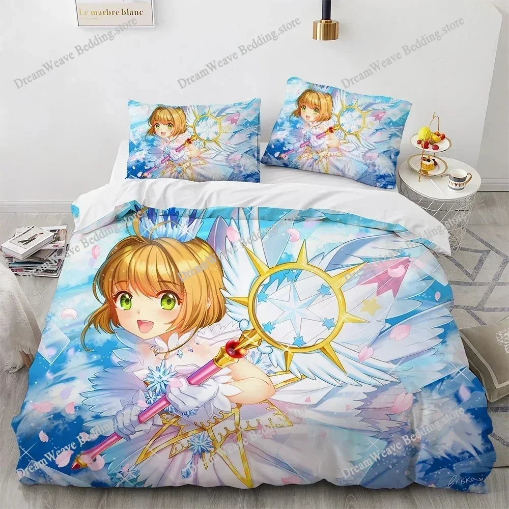Anime Cardcaptor Sakura Bedding Set Duvet Cover Bedroom Comforter Covers Single Twin King Size Quilt Cover Home Textile963
Anime Cardcaptor Sakura Bedding Set Duvet Cover Bedroom Comforter Covers Single Twin King Size Quilt Cover Home Textile963