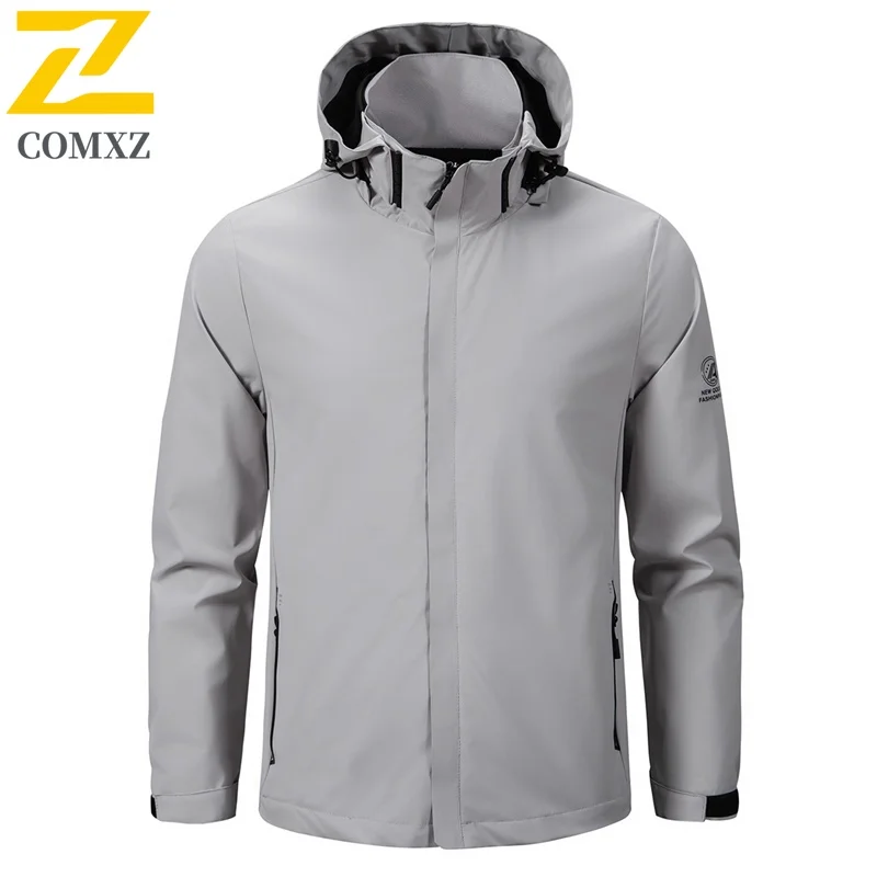 Spring Autumn Men's Jacket Outdoor Detachable Hat Waterproof and Wear Resistant Bicycle Sports Coat Fashion Men's Windbreaker
Spring Autumn Men's Jacket Outdoor Detachable Hat Waterproof and Wear Resistant Bicycle Sports Coat Fashion Men's Windbreaker