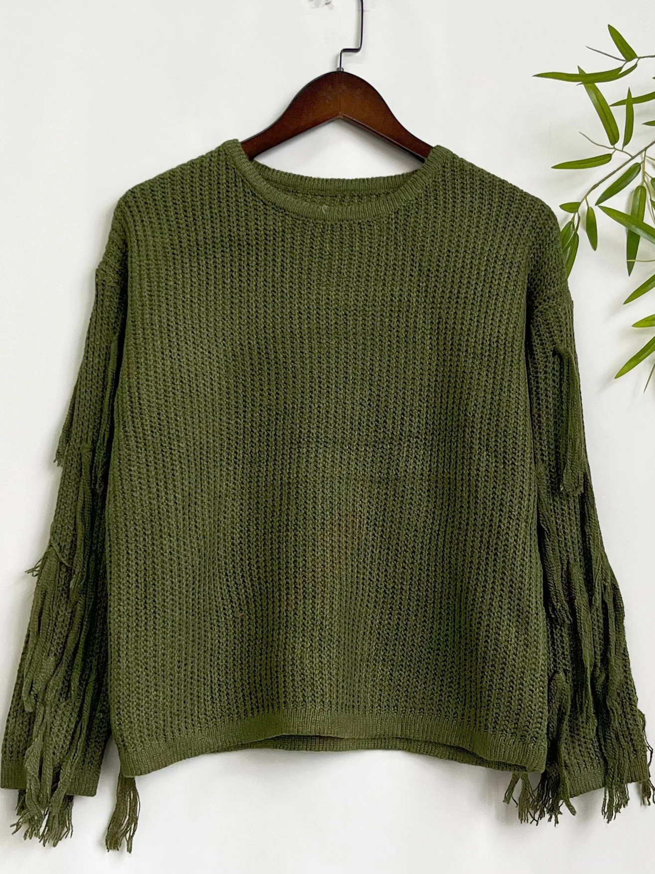 Faionable Tassel Long Sve round Ne Sweater Women's Autumn New Sle Personali Design Casual Comfortable Loose Fit Top
Faionable Tassel Long Sve round Ne Sweater Women's Autumn New Sle Personali Design Casual Comfortable Loose Fit Top