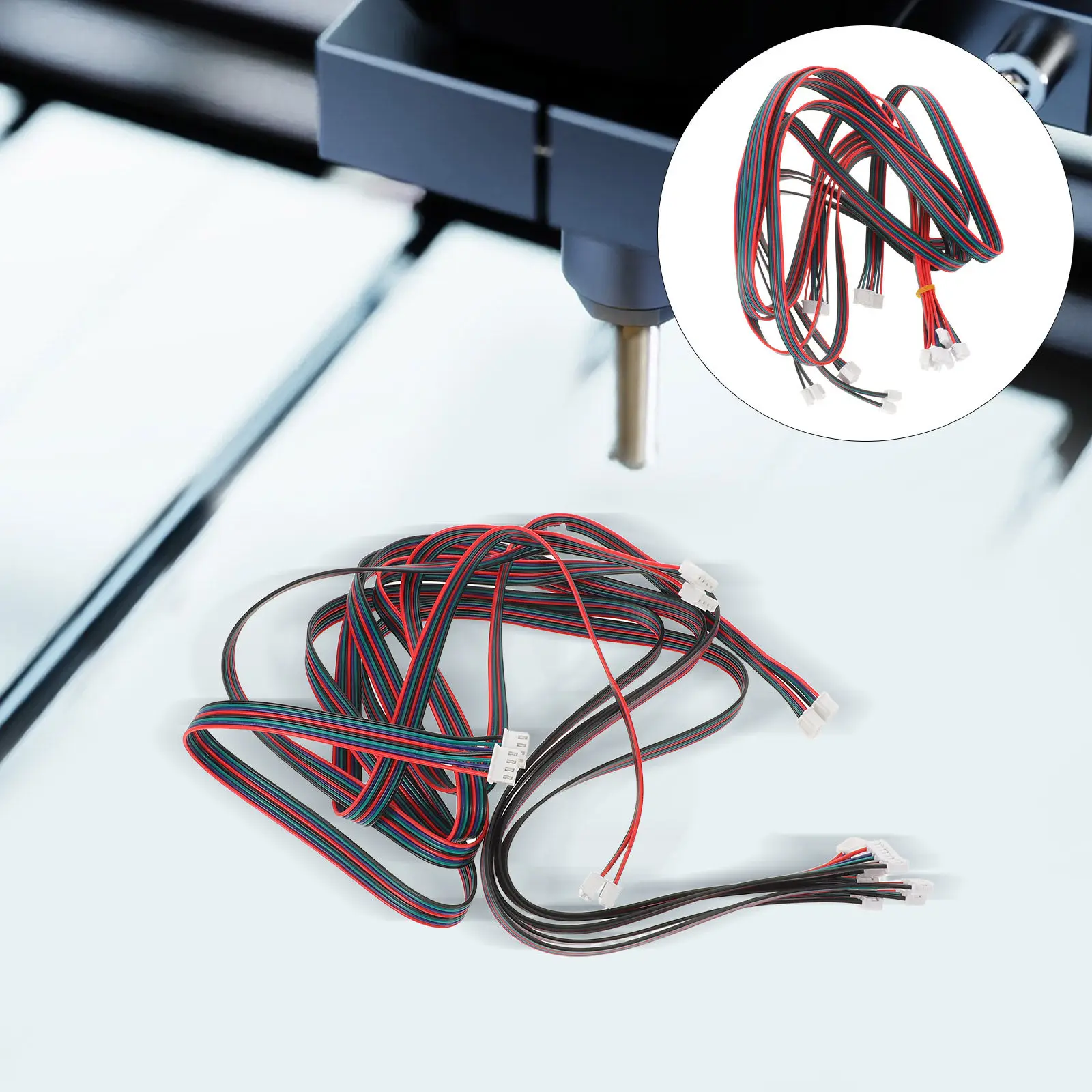 Кабель для 3D-принтера, 10 шт., XH2.54, 4-контактный на 6-контактный, 820 мм, сменный провод, совместимый с шаговым двигателем Nema 17
Кабель для 3D-принтера, 10 шт., XH2.54, 4-контактный на 6-контактный, 820 мм, сменный провод, совместимый с шаговым двигателем Nema 17