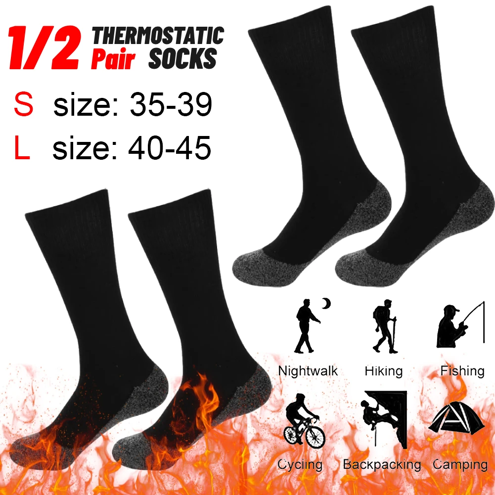 1/2 пары зимних запасов с постоянной температурой, сохраняющие тепло лыжные чулки, легкие грелки для ног для бега, носки-трубки для дома и улицы
1/2 пары зимних запасов с постоянной температурой, сохраняющие тепло лыжные чулки, легкие грелки для ног для бега, носки-трубки для дома и улицы