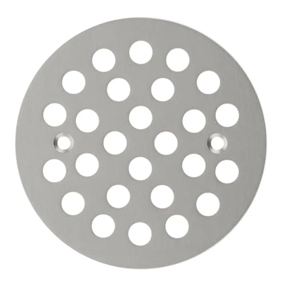Screw-in 4-1/4 inch Round Shower Drain Cover, 304 Stainless Steel, Suitable for Replacing Floor Drain Unit Drain Filter Screen
Screw-in 4-1/4 inch Round Shower Drain Cover, 304 Stainless Steel, Suitable for Replacing Floor Drain Unit Drain Filter Screen