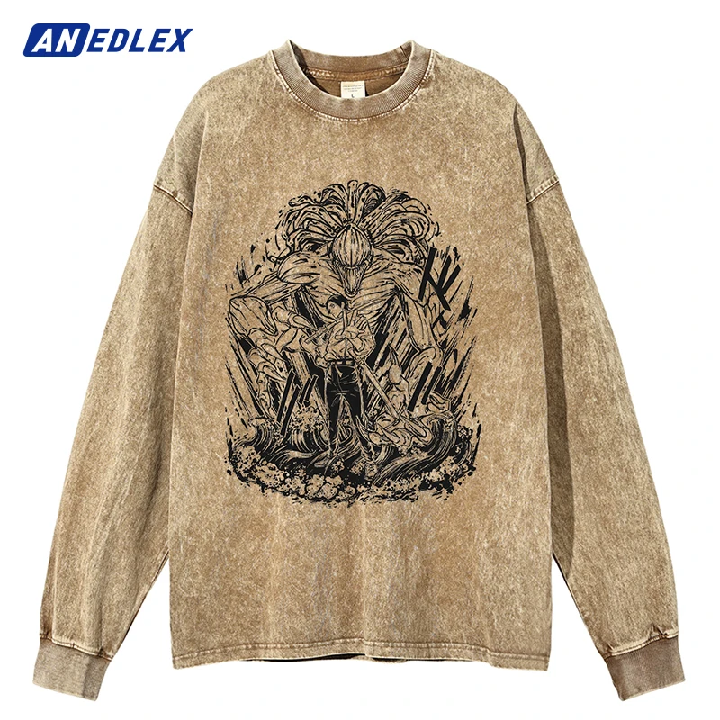 Hip Hop Streetwear Men T-shirt Harajuku Anime Graphic Print Oversized Washed Cotton Tshirt Autumn Winter Vintage Long Sleeve Tee
Hip Hop Streetwear Men T-shirt Harajuku Anime Graphic Print Oversized Washed Cotton Tshirt Autumn Winter Vintage Long Sleeve Tee