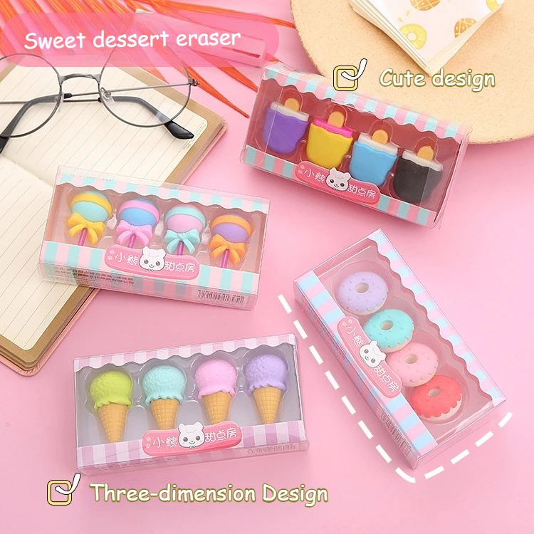 Sanrio Cartoon dessert eraser box cute student gift drawing eraser kids school supplies cute eraser bulk stationery items
Sanrio Cartoon dessert eraser box cute student gift drawing eraser kids school supplies cute eraser bulk stationery items