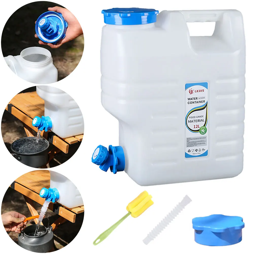 12L Drinking Water Bucket Leak-Proof Water Dispenser Carrier Large Capacity Water Container Jug for Vehicle Car Camping
12L Drinking Water Bucket Leak-Proof Water Dispenser Carrier Large Capacity Water Container Jug for Vehicle Car Camping