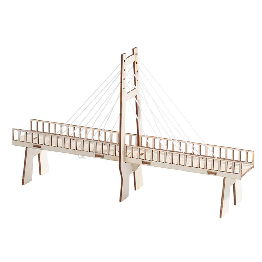 1Pcs Handmade Cable-Stayed Bridge DIY Wooden Physical Educational Science Creative Construction Science Toy
1Pcs Handmade Cable-Stayed Bridge DIY Wooden Physical Educational Science Creative Construction Science Toy