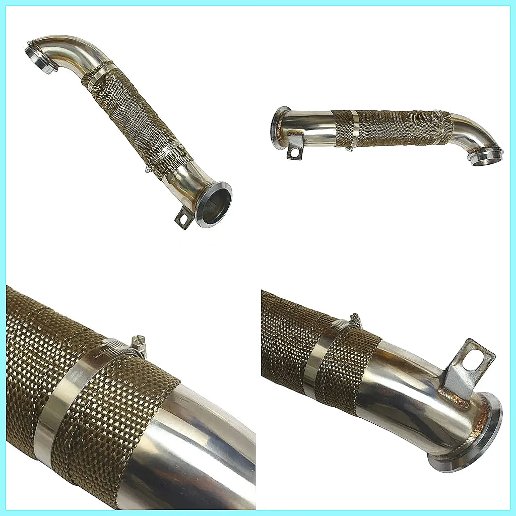 3" Downpipe Exhaust for Chevy GMC LLY LBZ LMM 6.6L Duramax Diesel Turbo (2004-2010 Models)
3" Downpipe Exhaust for Chevy GMC LLY LBZ LMM 6.6L Duramax Diesel Turbo (2004-2010 Models)