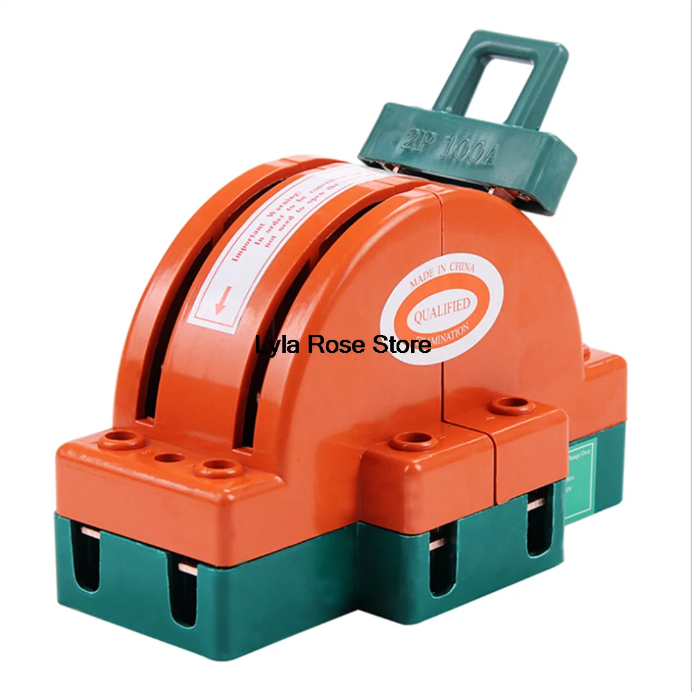 1Pc 30A/32A/63A/100A Two Pole Double Throw Knife Disconnect Switch
1Pc 30A/32A/63A/100A Two Pole Double Throw Knife Disconnect Switch