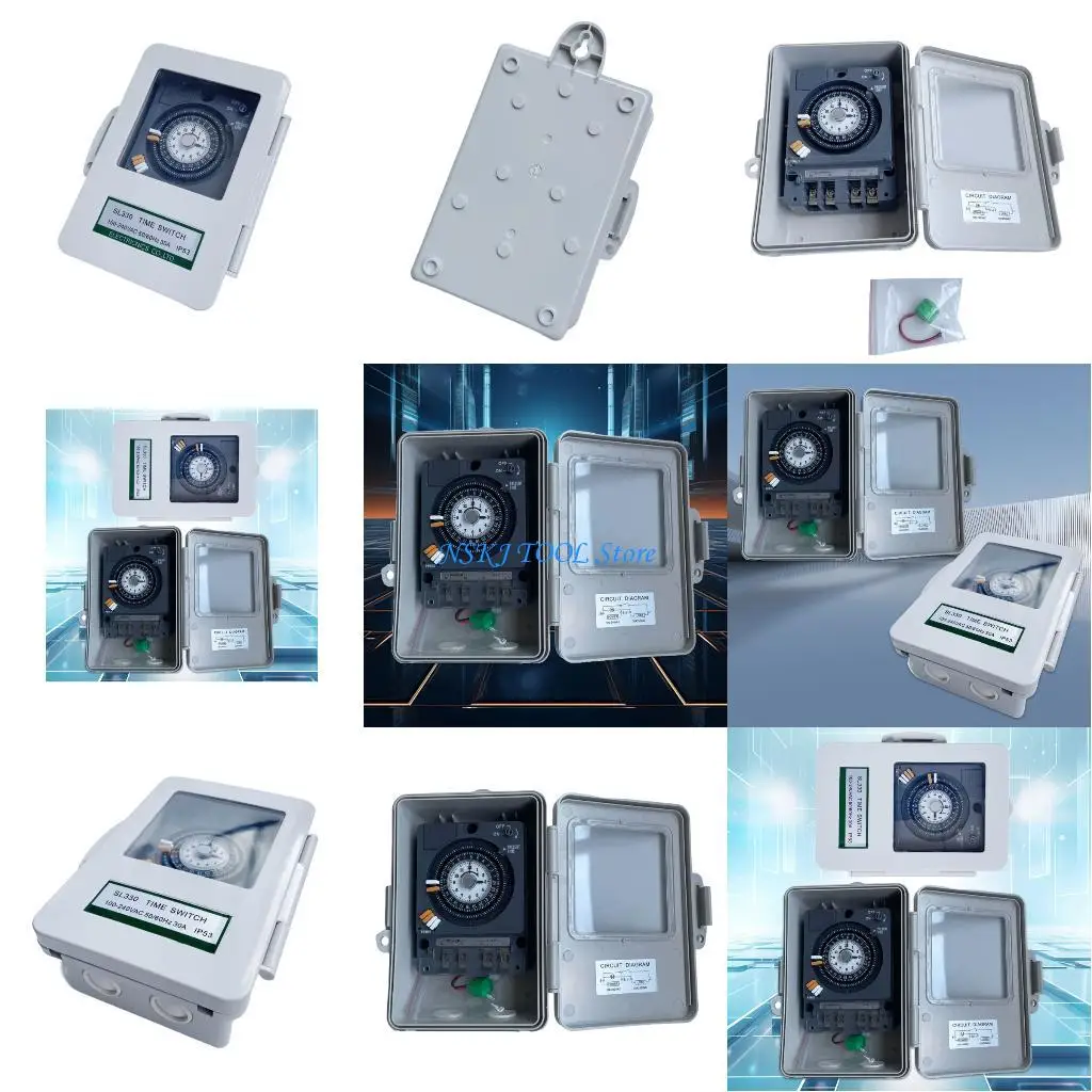 L8RC Mechanical Timer 30A Time Control Device For Production Lines Outdoor Facilities
L8RC Mechanical Timer 30A Time Control Device For Production Lines Outdoor Facilities
