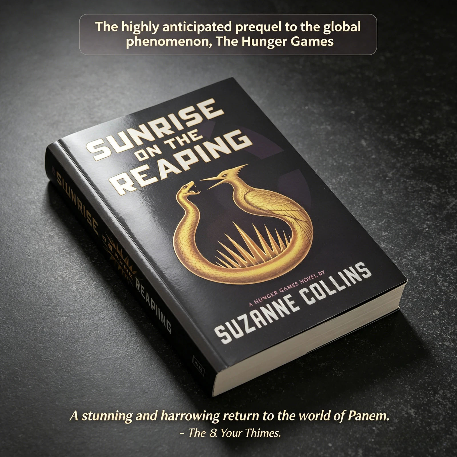 Sunrise on The Reaping By Suzanne Collins Hunger Games Dystopian Sci-Fi Fiction Novel
Sunrise on The Reaping By Suzanne Collins Hunger Games Dystopian Sci-Fi Fiction Novel