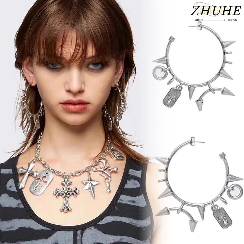ZHUHE Thorn Ear Loops New Gothic Style For Women And Men Jewelry Accessories Party Gifts
ZHUHE Thorn Ear Loops New Gothic Style For Women And Men Jewelry Accessories Party Gifts