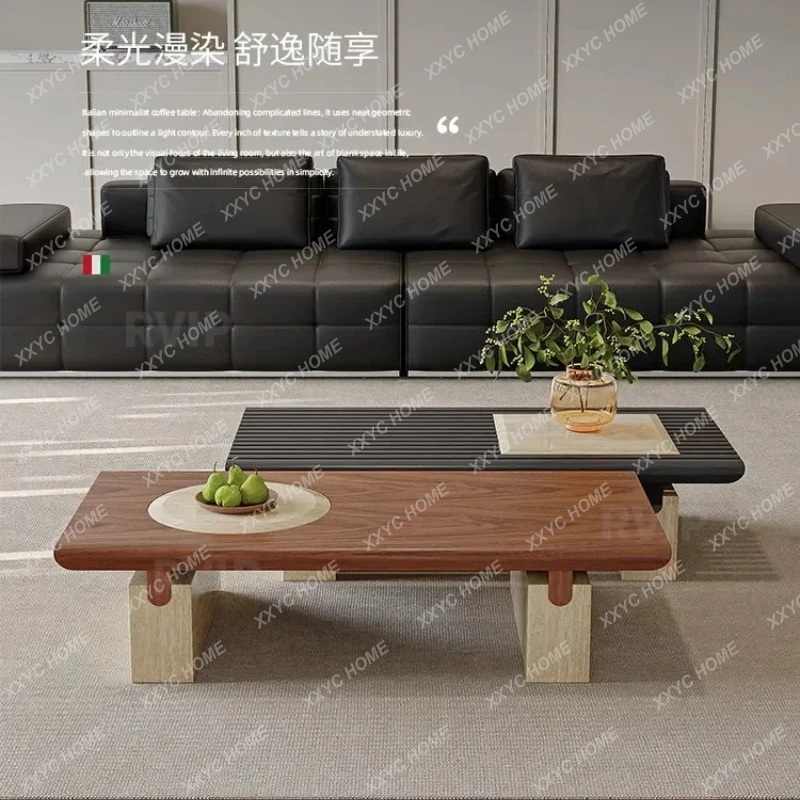 M45 minimalist marble coffee table combination rectangular living room light luxury long table
M45 minimalist marble coffee table combination rectangular living room light luxury long table