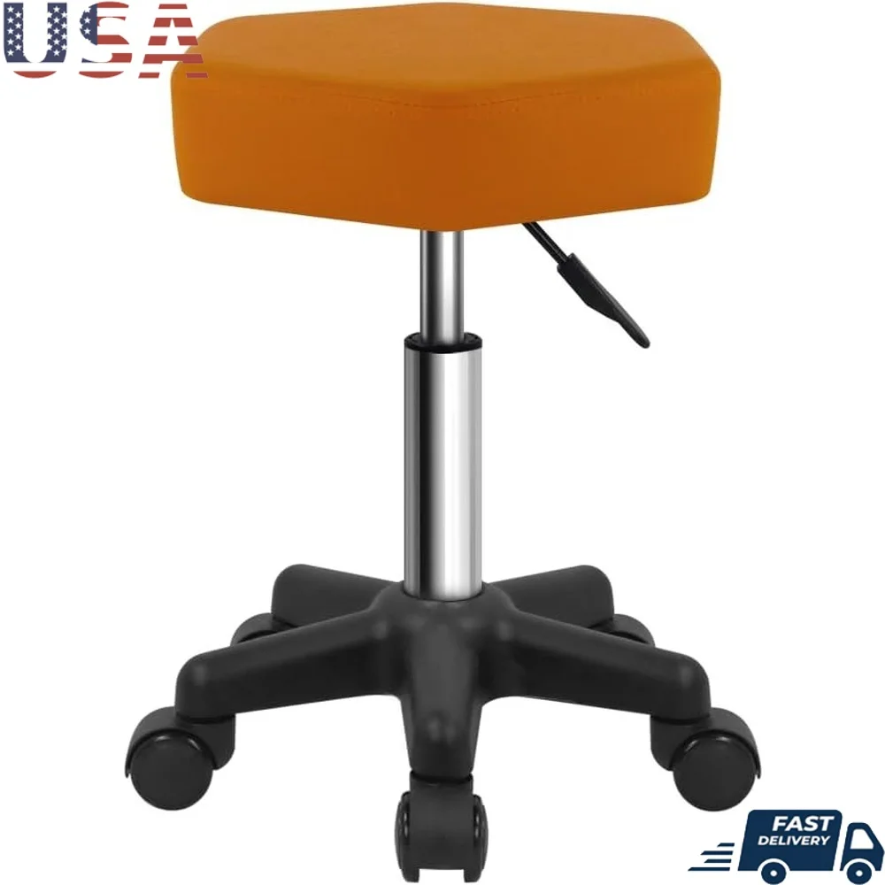 Height Adjustable Hexagon Rolling Stool with Wheels Spa Salon Massage 360° Swivel Durable Compact Base Easy Assembly
Height Adjustable Hexagon Rolling Stool with Wheels Spa Salon Massage 360° Swivel Durable Compact Base Easy Assembly