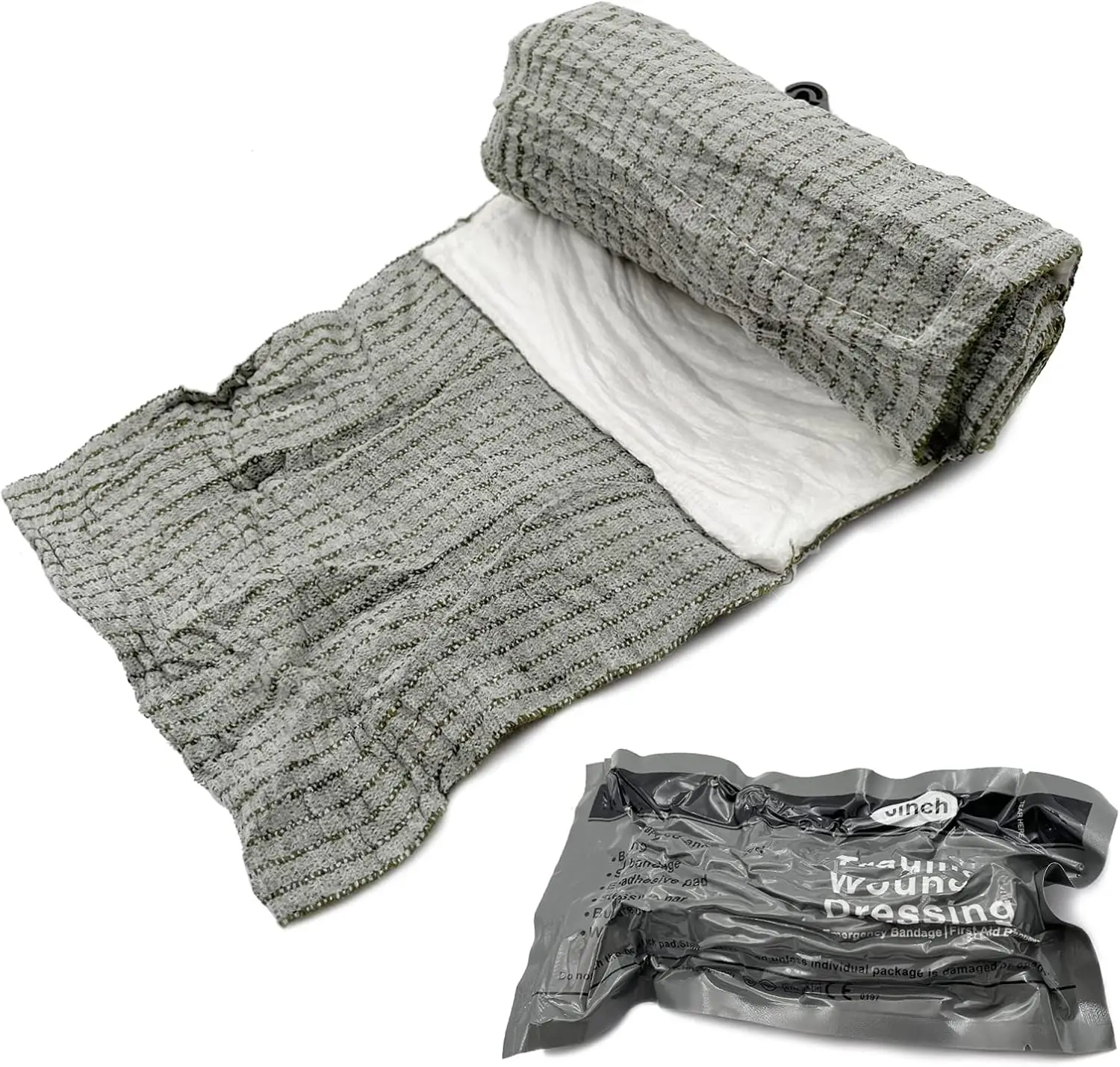 Israeli Bandage 4/6inch Hemostatic Compression Bandages Double Vacuum Sealed for Battle Dressing Emergency First Aid IFAK Trauma
Israeli Bandage 4/6inch Hemostatic Compression Bandages Double Vacuum Sealed for Battle Dressing Emergency First Aid IFAK Trauma