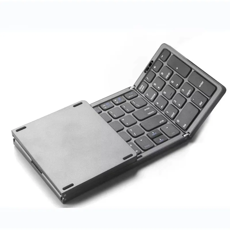 Custom Portable Three-Channel Folding Business Keyboard Wireless BT USB TYPE-C Rechargeable New Digital Office Equipment
Custom Portable Three-Channel Folding Business Keyboard Wireless BT USB TYPE-C Rechargeable New Digital Office Equipment